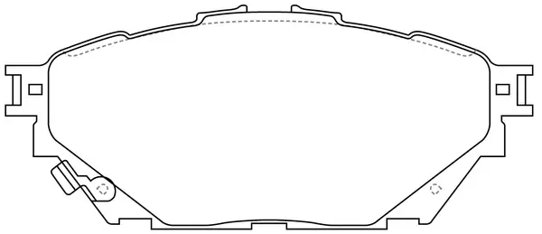 Brake Pad Set, disc brake (BP23001)