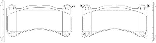 Brake Pad Set, disc brake (BP21850)