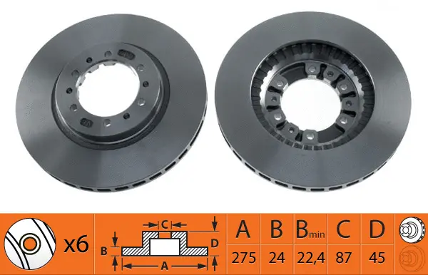 Brake Disc (BR23124T)