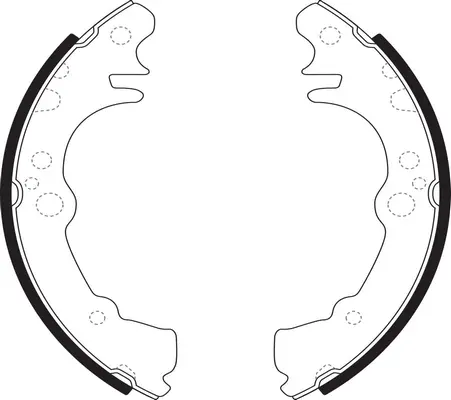Brake Shoe Set (BS26040)