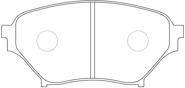 Brake Pad Set, disc brake (BP25486)