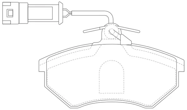 Brake Pad Set, disc brake (BP33018W)