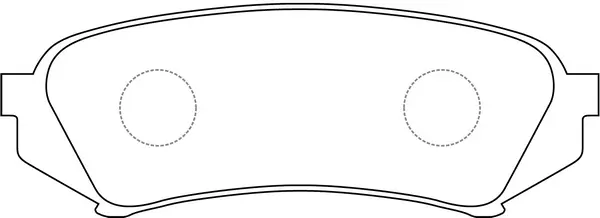 Brake Pad Set, disc brake (BP21412)