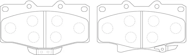 Brake Pad Set, disc brake (BP21351)