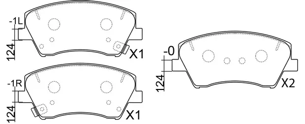 Brake Pad Set, disc brake (BP11011)