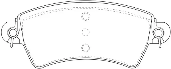 Brake Pad Set, disc brake (BP42152)