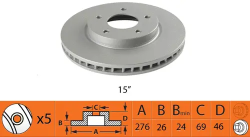Brake Disc (BR23130T)