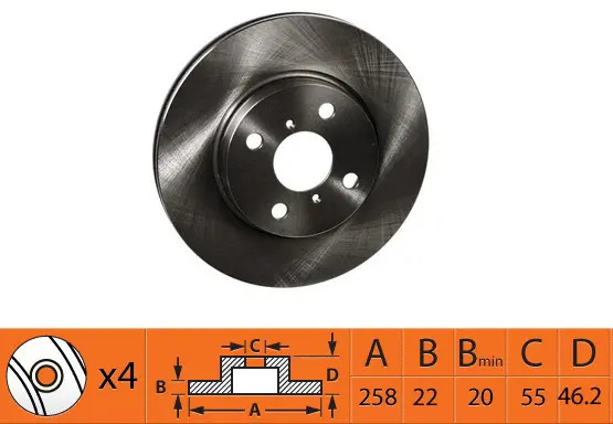 Brake Disc (BR21194T)