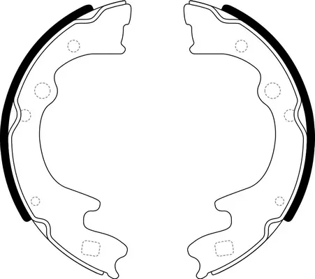 Brake Shoe Set (BS25350)