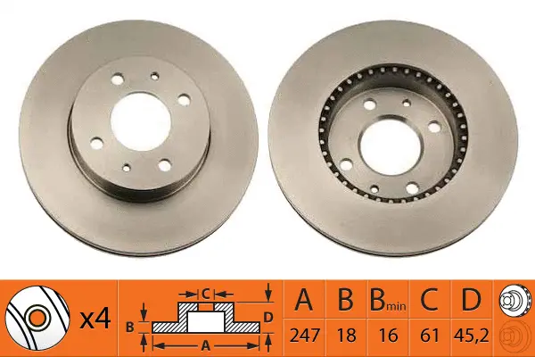 Brake Disc (BR22115T)