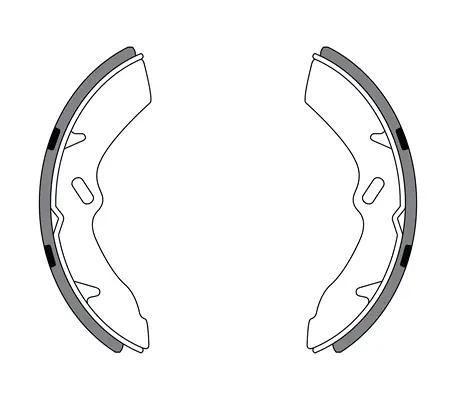 Brake Shoe Set (BS11014)