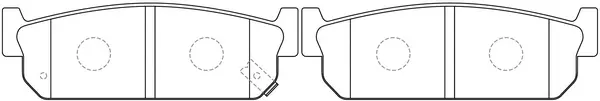 Brake Pad Set, disc brake (BP22262)