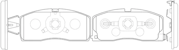 Brake Pad Set, disc brake (BP82001)