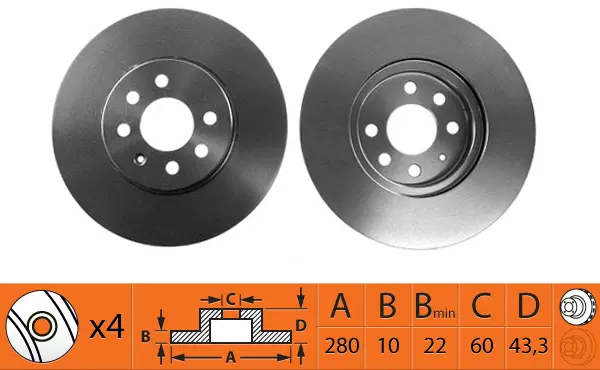 Brake Disc (BR34114T)