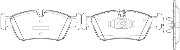 Brake Pad Set, disc brake (BP32510)