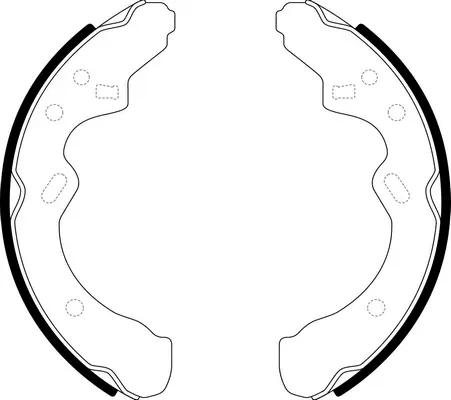 Brake Shoe Set (BS25358)