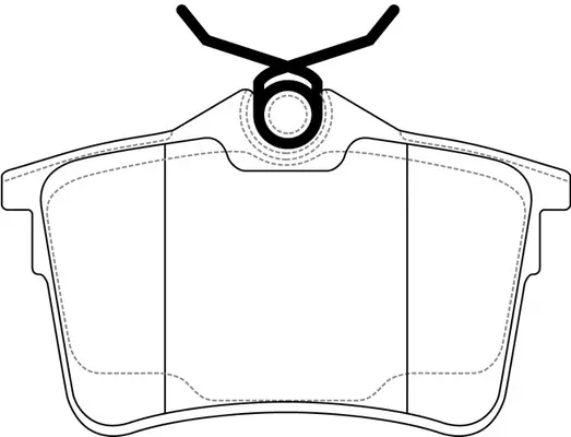 Brake Pad Set, disc brake (BP42472)