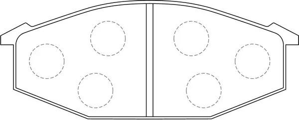 Brake Pad Set, disc brake (BP21052)