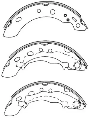 Brake Shoe Set (BS22251)