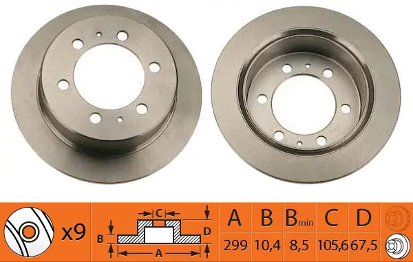 Brake Disc (BR14101)