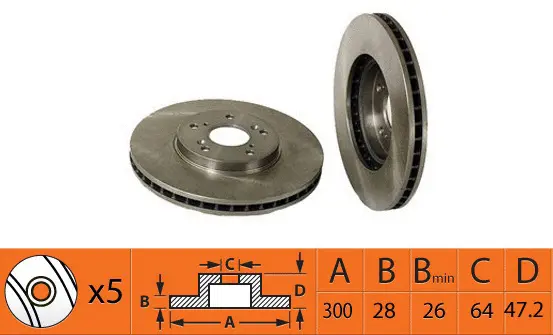 Brake Disc (BR28133T)