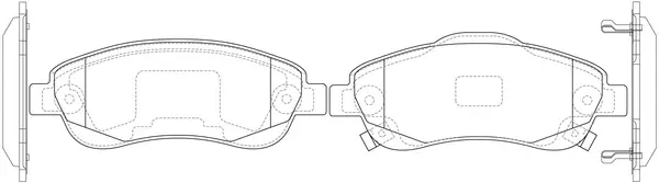 Brake Pad Set, disc brake (BP28808)