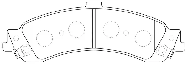 Brake Pad Set, disc brake (BP52056)