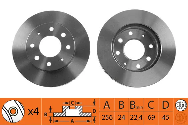 Brake Disc (BR23104T)