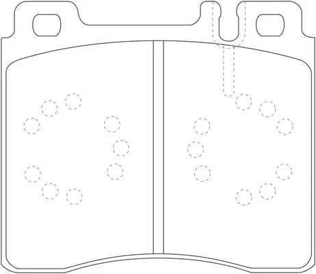 Brake Pad Set, disc brake (BP31029)