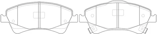 Brake Pad Set, disc brake (BP21837)