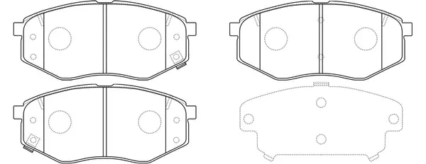 Brake Pad Set, disc brake (BP10704)