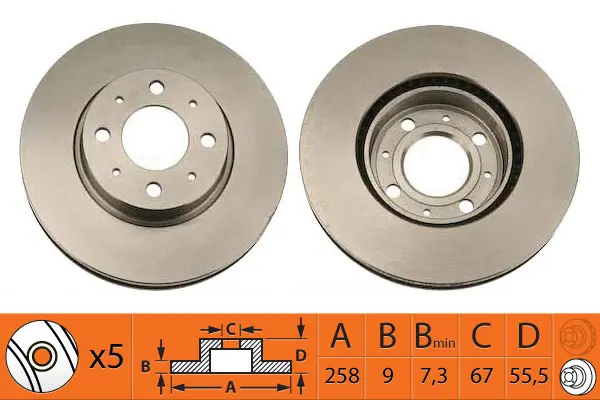 Brake Disc (BR45110T)