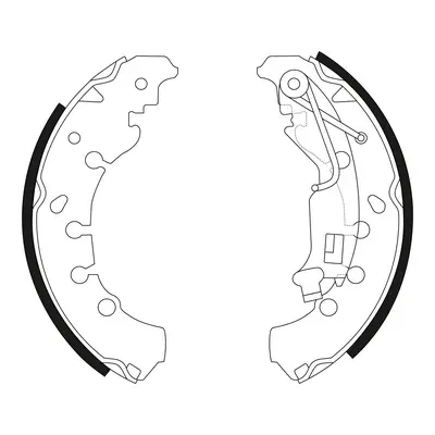 Brake Shoe Set (BS41004)