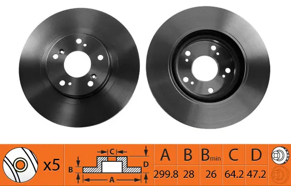 Brake Disc (BR28119T)