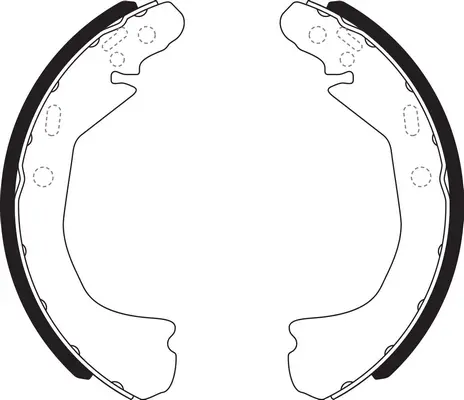 Brake Shoe Set (BS52345)