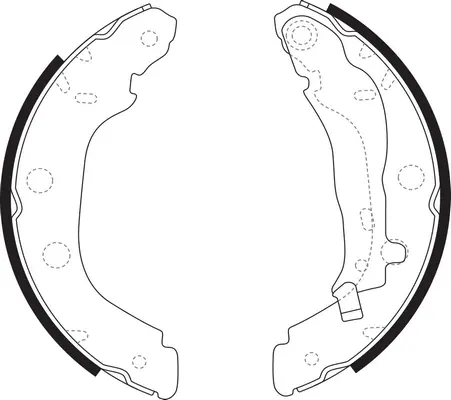 Brake Shoe Set (BS22230)
