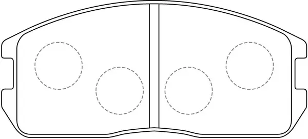 Brake Pad Set, disc brake (BP23089)