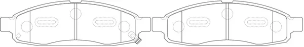 Brake Pad Set, disc brake (BP20428)