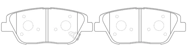 Brake Pad Set, disc brake (BP10635)