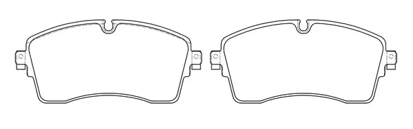 Brake Pad Set, disc brake (BP46007)