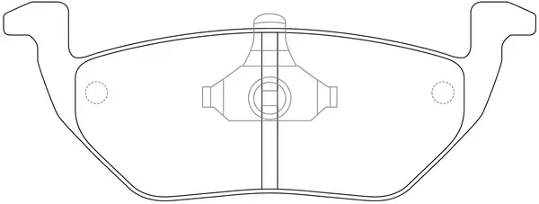 Brake Pad Set, disc brake (BP25808)