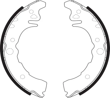 Brake Shoe Set (BS26037)