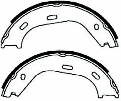 Brake Shoe Set, parking brake (BS31516)