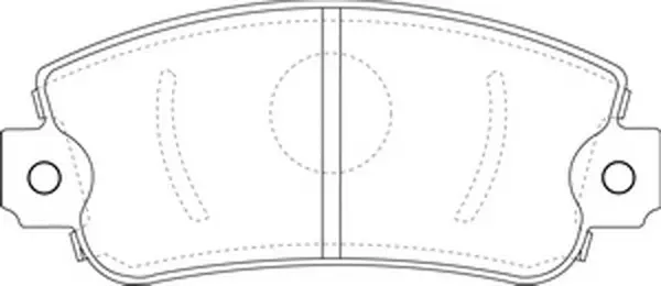 Brake Pad Set, disc brake (BP41233)