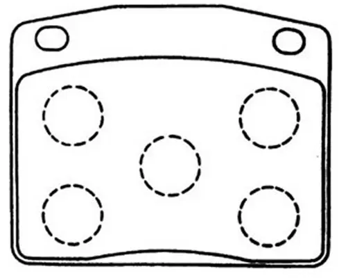 Brake Pad Set, disc brake (BP28020)