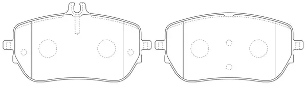 Brake Pad Set, disc brake (BP31047)