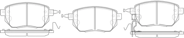 Brake Pad Set, disc brake (BP22901)
