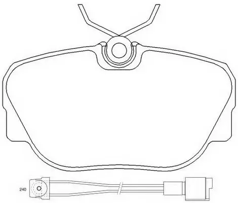 Brake Pad Set, disc brake (BP32009W)