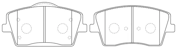 Brake Pad Set, disc brake (BP45006)