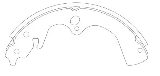 Brake Shoe Set (BS13907)